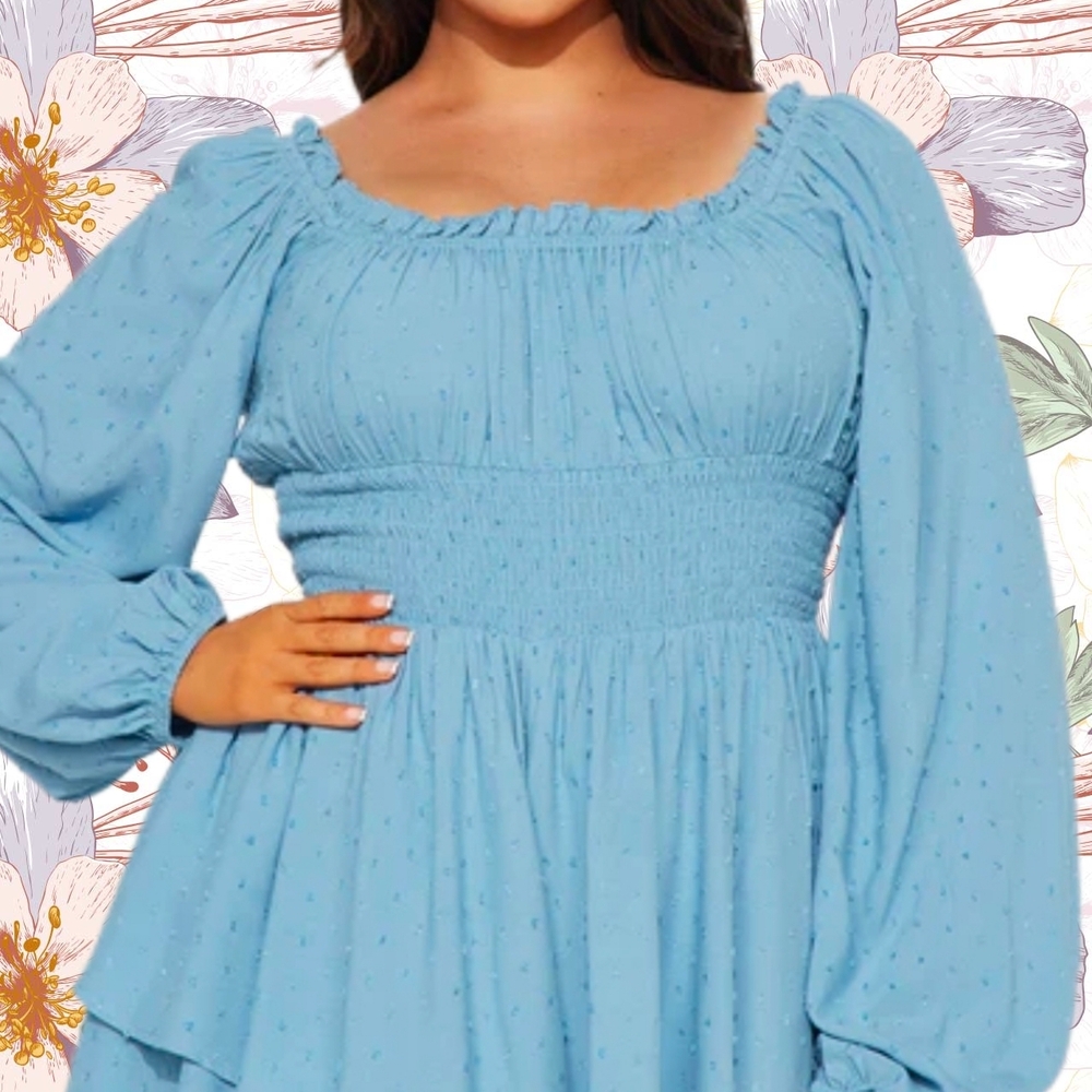 Fashion Nova Blue Jumpsuit